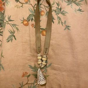 Twine and Twig Sea Shell Necklace
